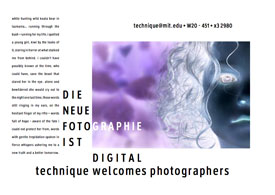 die neue photography ist digital digital photography poster